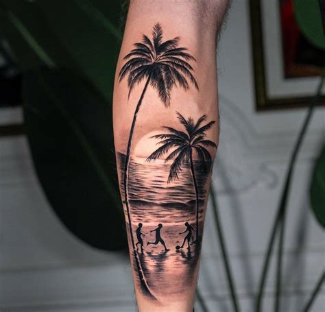 beach tattoo sleeve